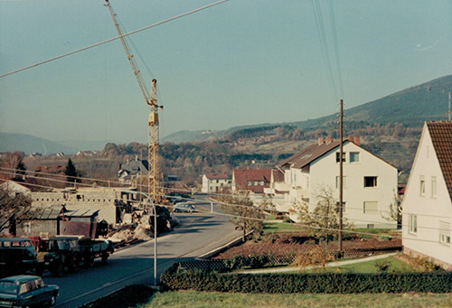 1964 - Bau einer Lagerhalle mit Sozialraum im Vollmer